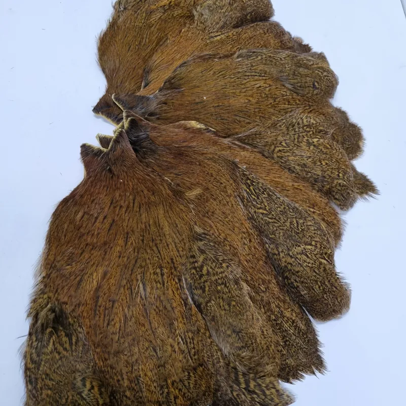 Whiting Coq de Leon Hen Cape in Speckled Golden Olive-4